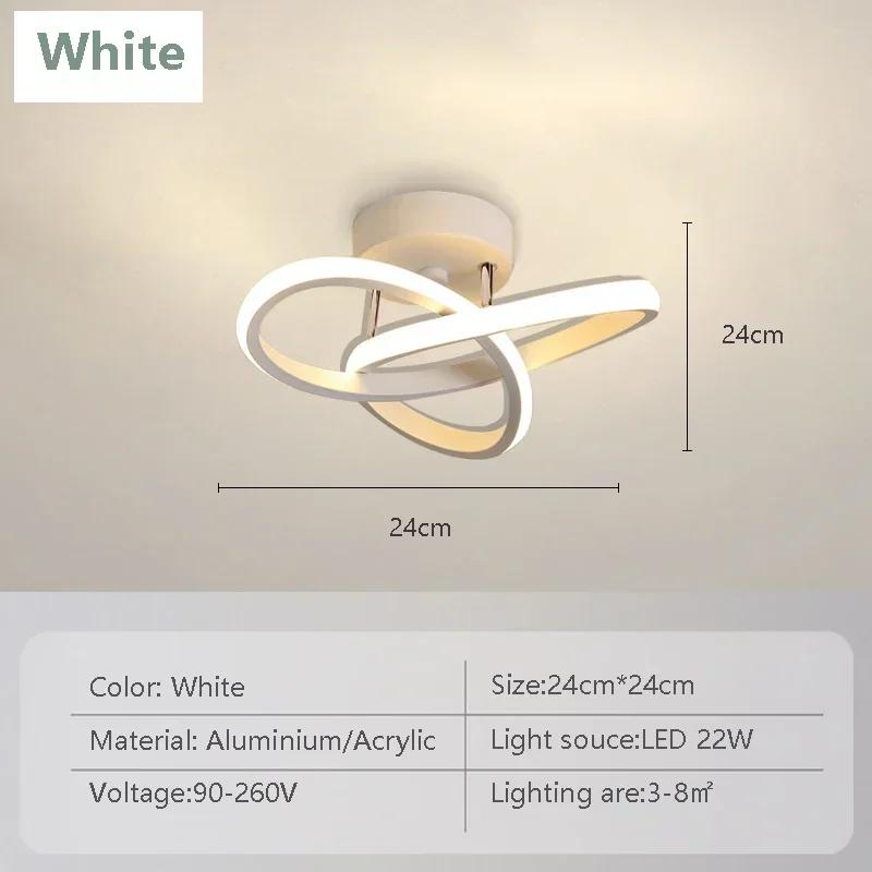 Plafoniera LED modernă Linie Lămpi Coridor Scară Coridor Balcon Vestiar Intrare Hotel Hol Decor Decor Iluminat LED Lustru