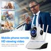 720P 1MP Security Monitor Two-way Voice 360 HD CCTV Security Camera Infrared Night Vision Security Video Camera with Memory Card