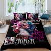 Suicide Squad 3-Piece Bedding Set: 3D-Printed Cartoon Duvet Cover Set (Includes Pillowcases; Inserts Not Included).