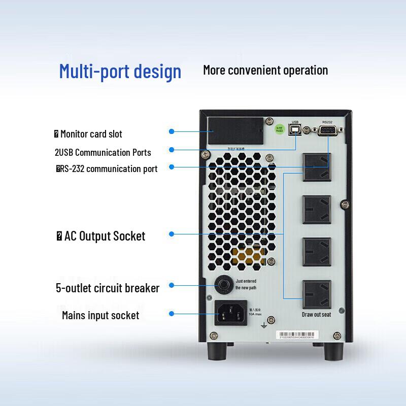 Huawei UPS2000-A-3 KTTS Tower UPS 3KVA/2.4KW