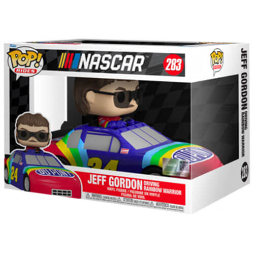 NASCAR Jeff Gordon vo filme Rainbow Warrior Pop! Jazdite
