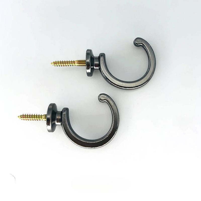 Vorhanghaken Wandhaken Gebogene Bogenhaken Vorhangzubehör Aluminiumlegierung Dekorative Wandhaken