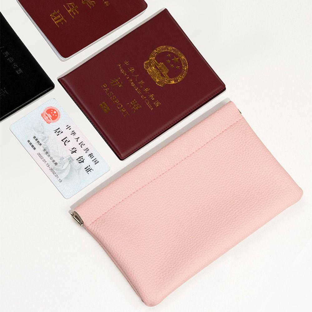 New Automatic Closure PU Leather Long Wallet Waterproof Large Capacity Coin Purse Cosmetic Bag Women