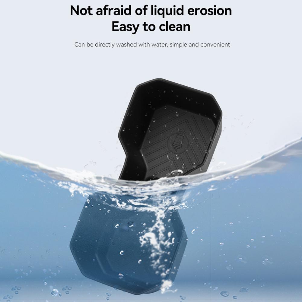 For Renault Dacia Duster 2026 2026 Car Water Cup Holder Central Control Drinks Holder Silicone Storage Tray Interior Accessories