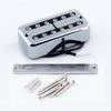 FLEOR Alnico2 Mini Humbucker Equipado com Captador de Braço e Ponte Estilo Filtertron Captadores Cromados, Conjunto,