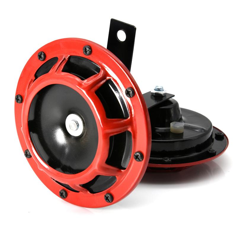115DB Hella Super Loud Electric Tone Air Horn Kit and 56 Musical Electronic Horn 56 Tone Horn Controller Fit For Motor Car 12V
