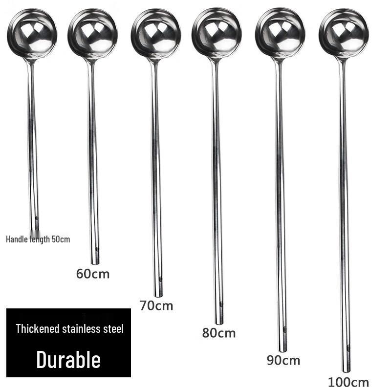 Huihuang Stainless Steel Long Handle Kitchen Spatula