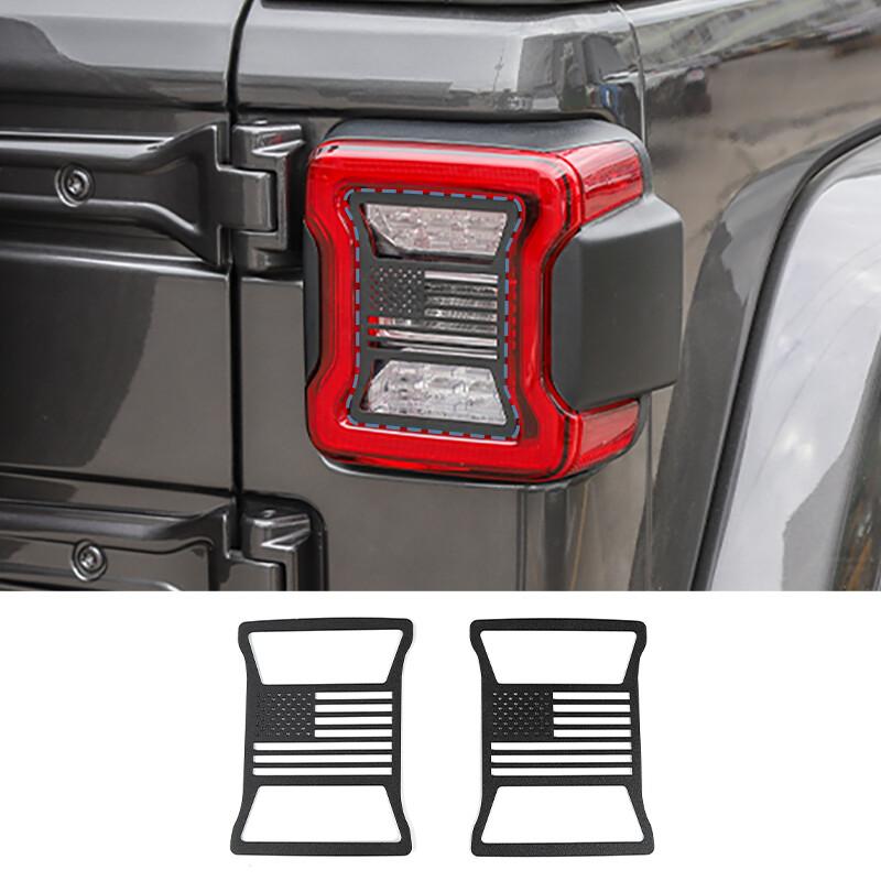 Aluminum Rear Taillights Light Guard Tail Light Cover For Jeep Wrangler JL US