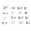 16PCS Metal Presser Feet Set Plastic Sewing Presser Feet Multifunction Presser Feet Home Sewing