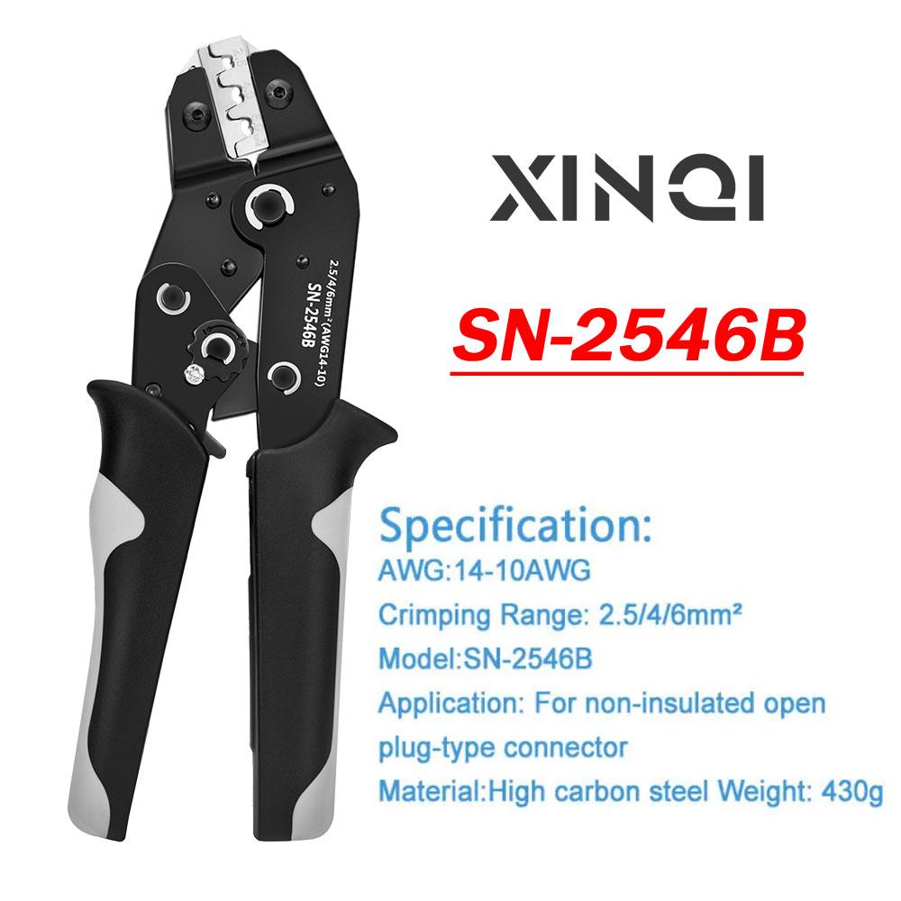 Professional Photovoltaic Crimping Pliers Connector Terminal Wrench, Hand Tools for Solar Press Pliers SN-2546B
