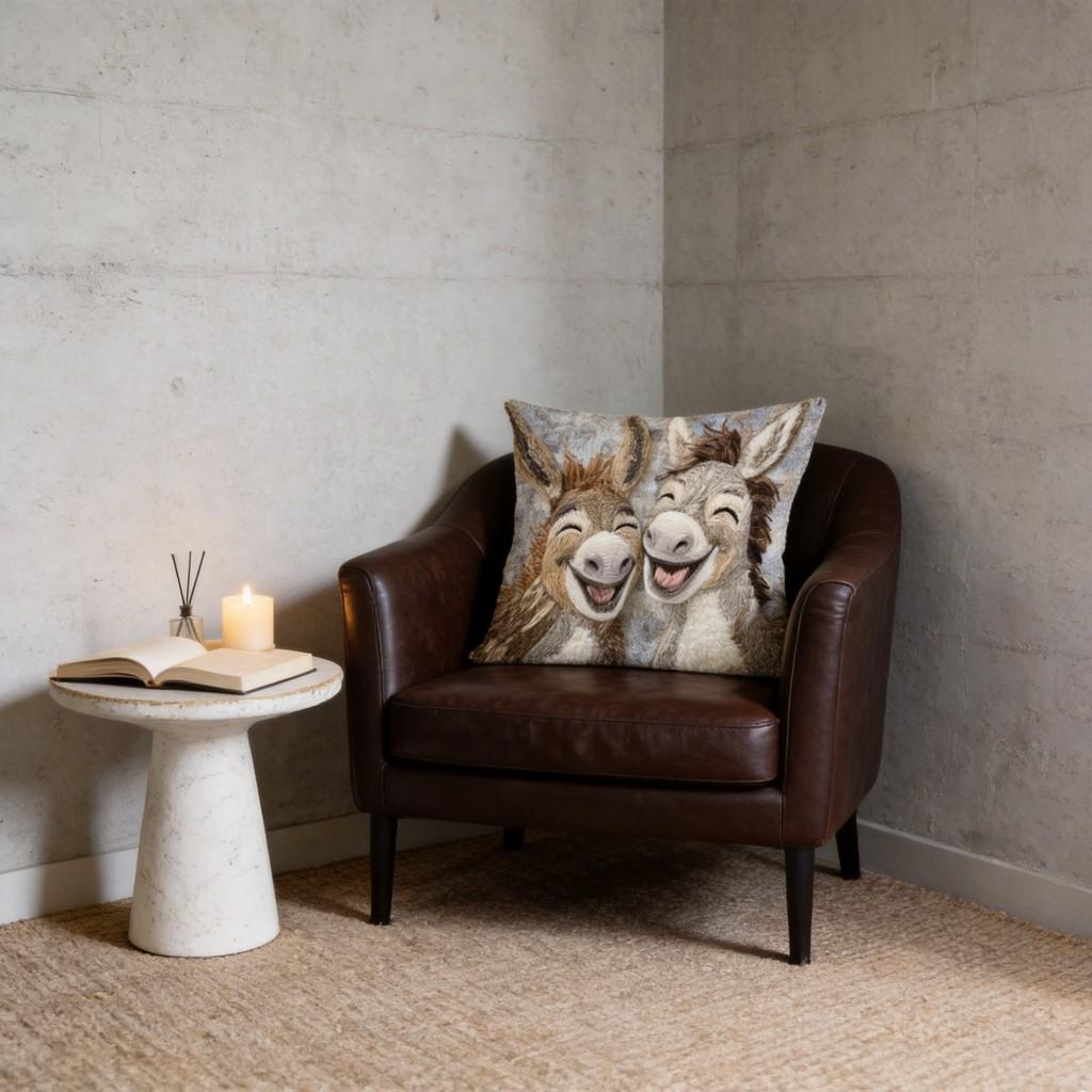 Animal Plush Throw Pillow Cover With Modern Minimalist Style For Living Room Decor