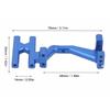 Steering Servo Mount Aluminum Alloy Wear Resistant Lightweight Servo Bracket for Replacement