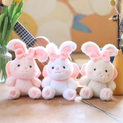 Cute Little Rabbit Pendant Plush Toy Doll White Rabbit Bag Hanging Decoration Keychain Doll Doll