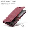 Premium Vintage Leather Wallet Case for Samsung Galaxy S21 FE- Flip Cover with Card Slots, Shockproof Retro Style (4 Colors)