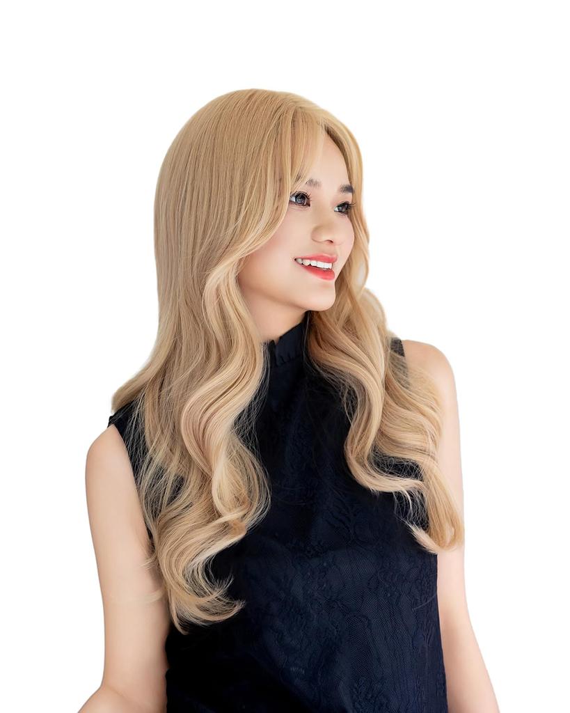 SUN9 Wig Natural Straight Front Straight Lace Cosplay Wig Small Face Heat Resistant Full Wig Full Wig Long Lolita Cute Cut Layer Gift Box Net Stand