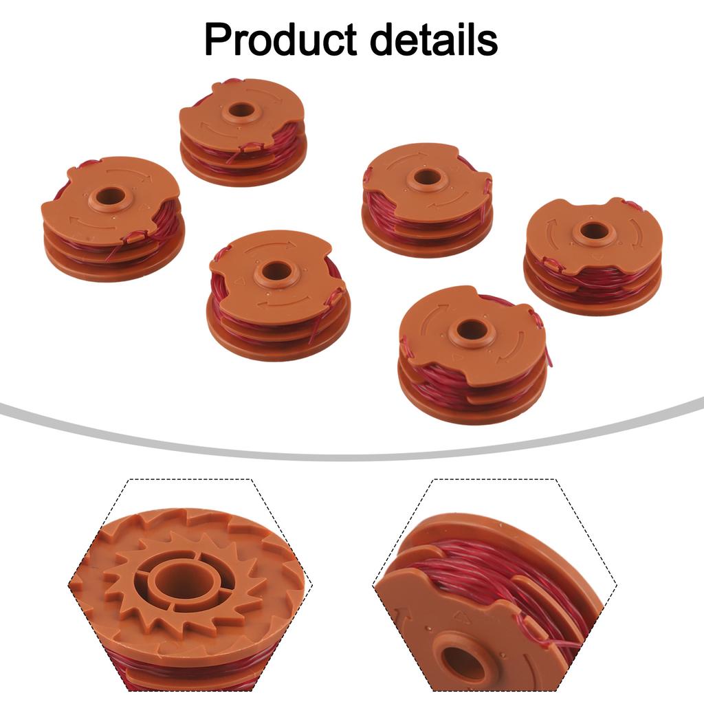 For Worx WA0007 Replacement Line Spools Designed for Compatibility with Models For WG105/WG106/WG108/WG109/WG112/WG113/WG115/