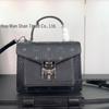 M Brand Classic Patchwork Print Accordion Crossbody Handbag