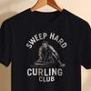 Shirt and Kids Tshirt Curling Lover Gift Funny, Gift For Curling Player, The Curler Tarot Card Shirt and Kids Tshirt, Patent Prints, Curling Fans