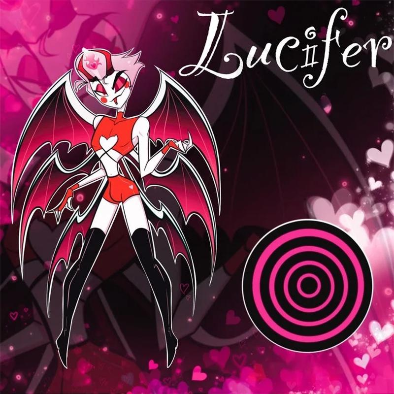 Hazbin Hotel Angel Dust Vaggie Husk Vox Adam Valentino Alastor Custom Acrylic Stand Desktop Ornament Festival Gift