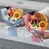 Abschlussstrauß Künstliche Häkelsträuße Handgeflochtener Blumenstrauß Geschenke Lehrertag Abschlussgeschenk Blumen