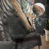 Wildlife Two Tigers Forest Chiffon Sheer Curtains for Living Room Bedroom Home Decoration Window Voile Tulle Curtain Drapes