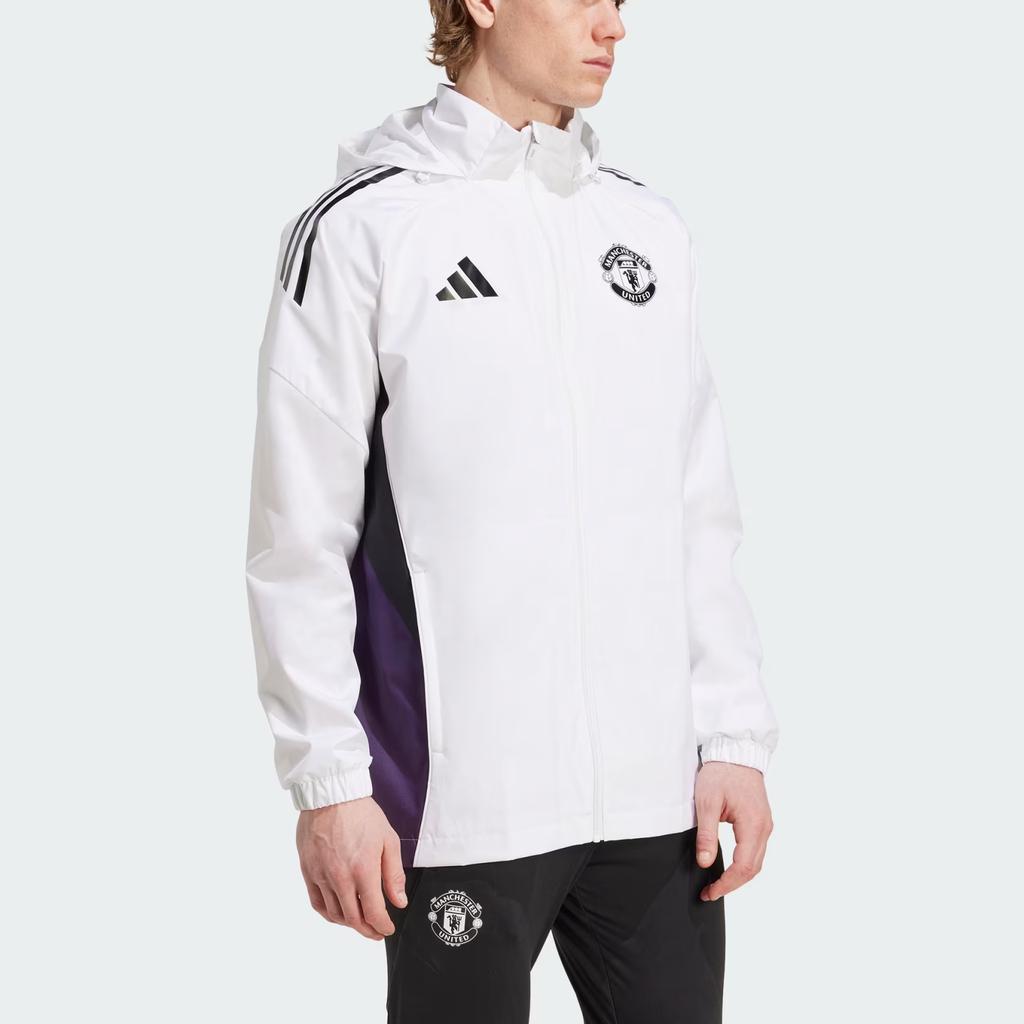adidas Giacca da Uomo con Cappuccio e Zip a Manica Lunga Color Block Giubbotti JP3102
