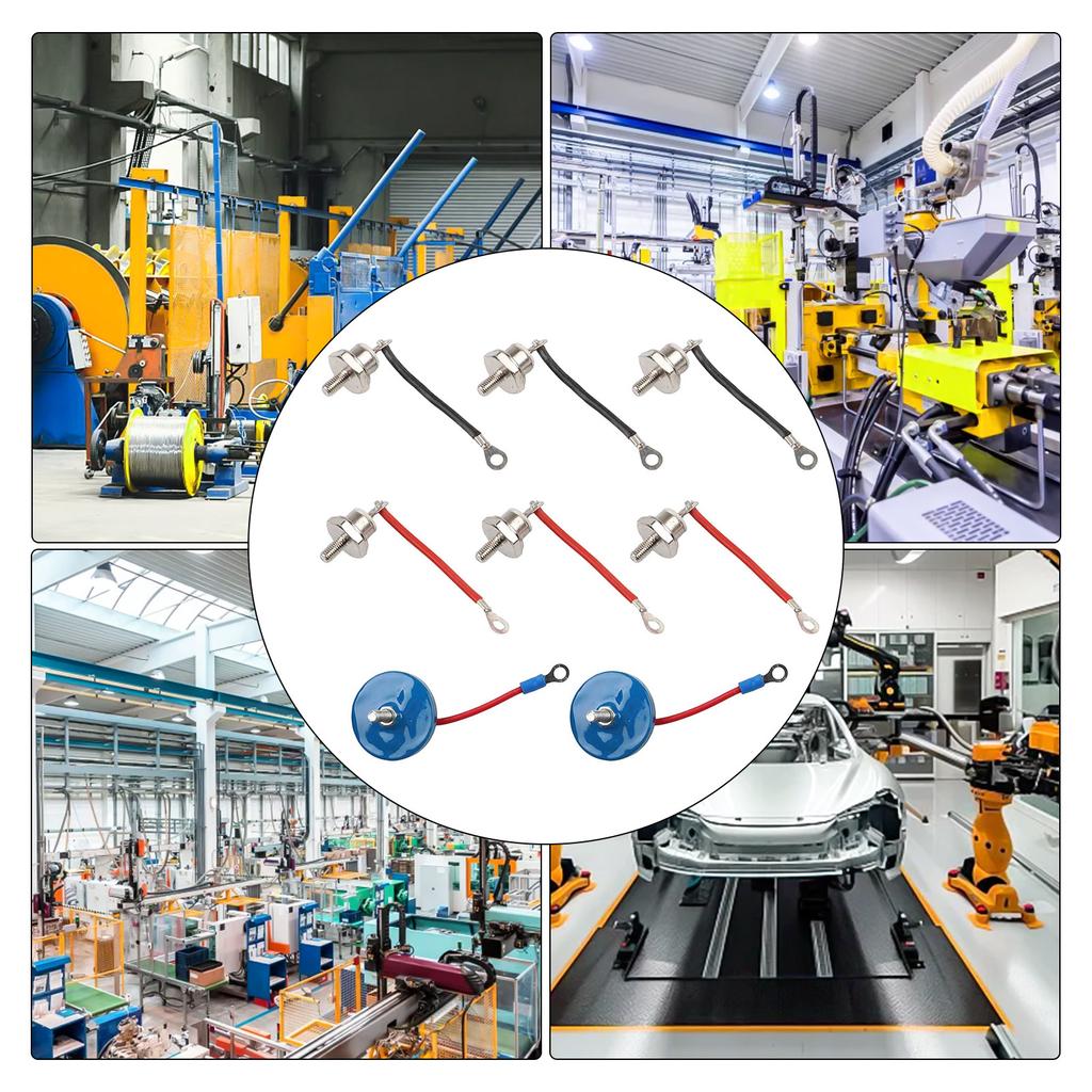 RSK5001 Rectifier Diode Rectifier Kit Compatible With HC4 Long Service Life Metal Construction Negative Diodes