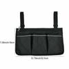 Portable Multi-pocketed Durable Pocket Organizer Storage Bag Armrest Pouch Wheelchair Side Bag