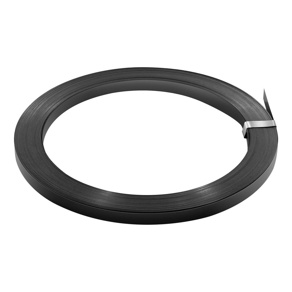 Steel Strapping Coil, 19 Mm X 0.55 Mm X 91 M, Metal Strapping Banding Roll Withstands Harsh Environment, 775.6 Kg Break Strength, Heavy Duty Banding