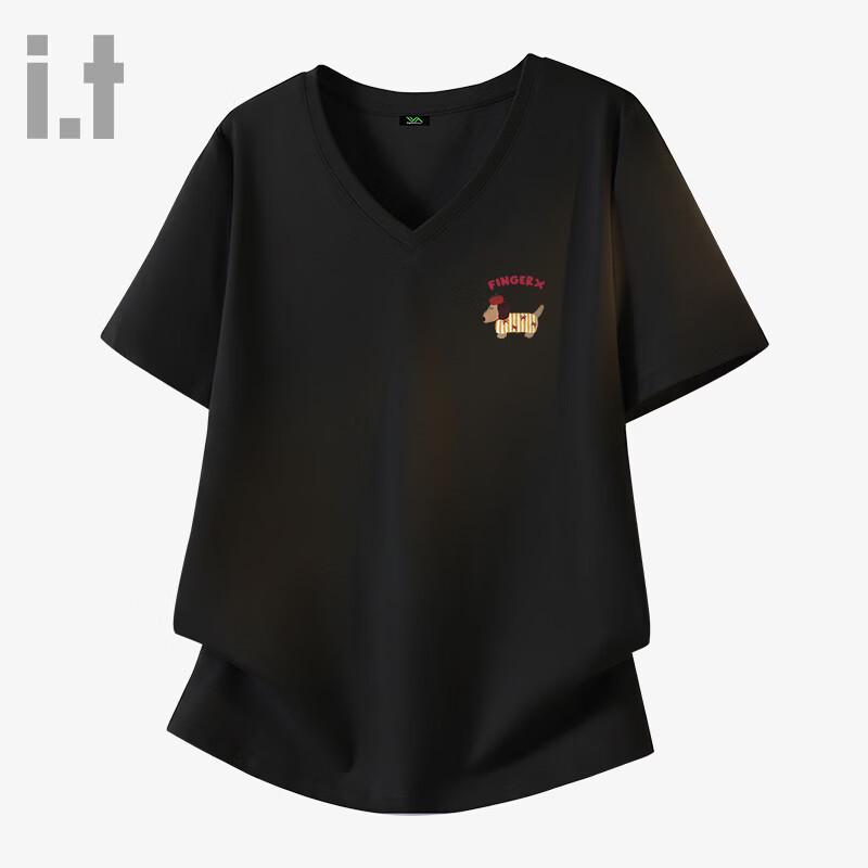 Fingercroxx IT Women s V-Neck Short Sleeve T-Shirt S