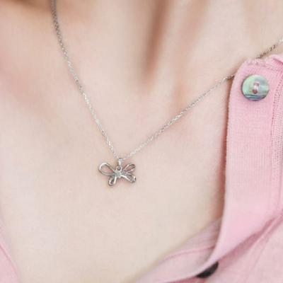 Tirr Lirr Bloom Nymph Silver Necklace TNESVW08018S