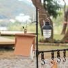 Edelstahl Licht Ständer Halter Haken Tragbare Zelt Pole Lampe Aufhänger Jagd Angeln Laterne Aufhänger Outdoor Camping Werkzeuge