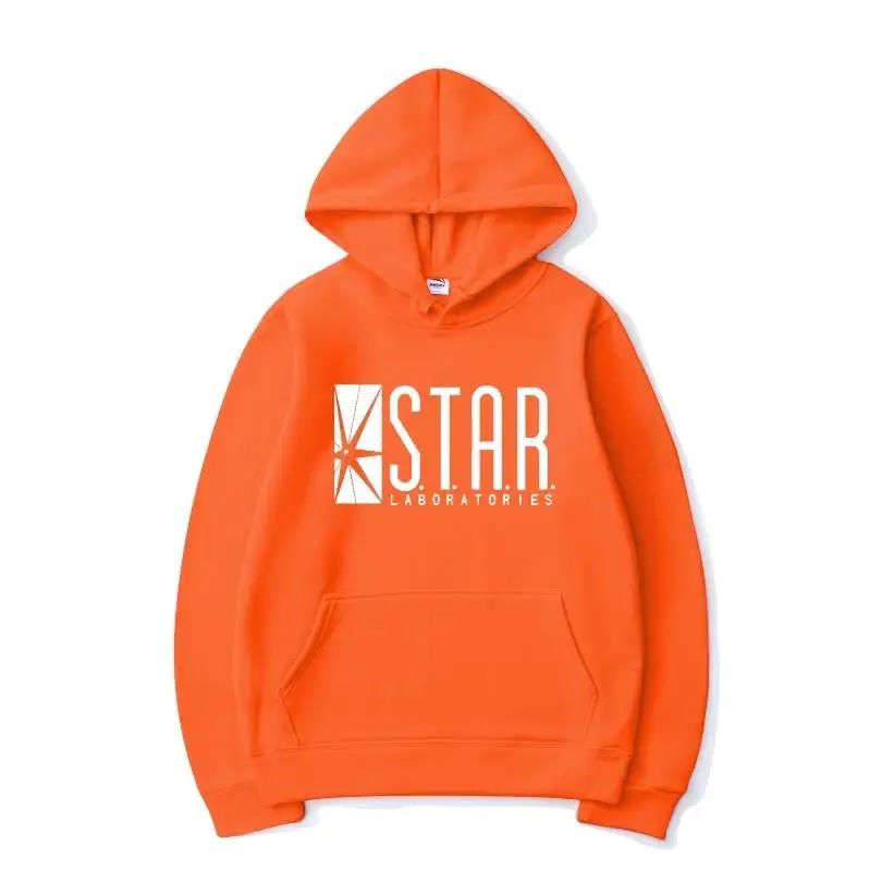2025 hoodie solid color Star Labs warm pullover fashionable hip-hop street wear men's and women's autumn and winter hoodies