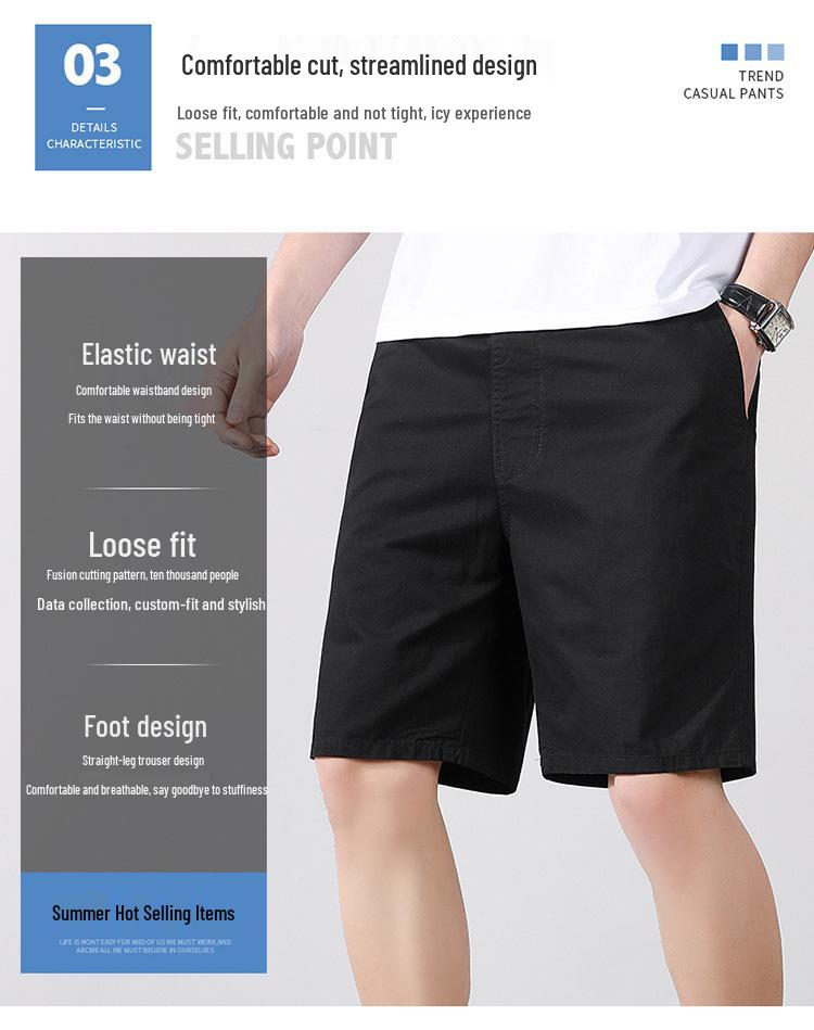 Zorro Prince Herren Sommer Casual Baumwollshorts Mittellang