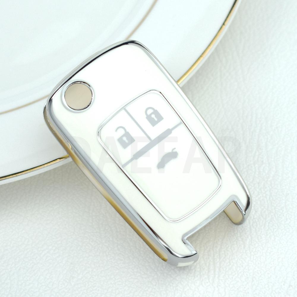 For Chevrolet Car Key Fob For Chevrolet Chevy Cruze Malibu Camaro Aveo Equinox Impala Sonic 2 3 4 5 Buttons Tpu Smart Key Case