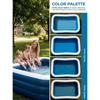 Baby Swimming Pool Inflatable Secure Design Kids Splash Pad Air Pump Included