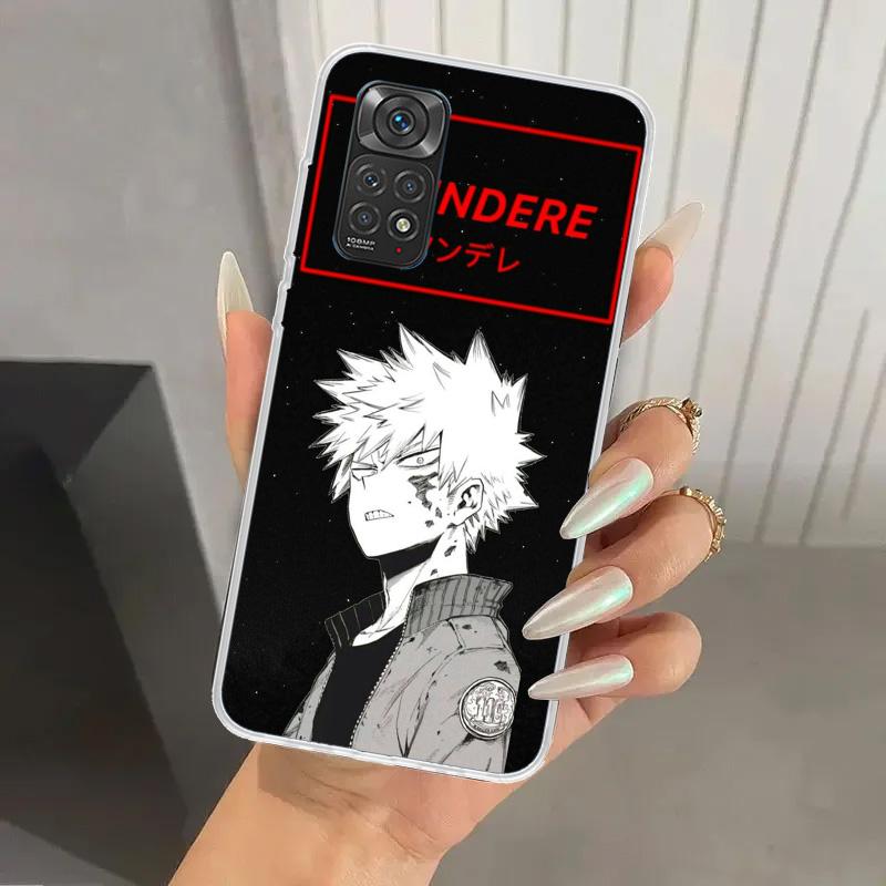 My Hero MHA Bakugou Katsuki Phone Case for Xiaomi Redmi Note 15 14 14S 13 12S 12 Pro 11S 11 Plus 11T 11E 10S Soft Funda Print Sh