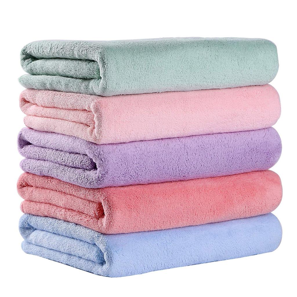 Oseamaid Hair Drying Daily Big Face Mini Bath Set of Water Quick Antibacterial and Odor 40 X 100 Cm Towel, Microfiber, Towel, Towel, Towel, 5,