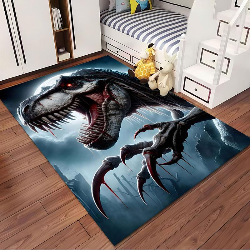 "Dinosaur Moonlight Horror Carpet" suitable as a non-slip mat for the living room or bedroom sofa