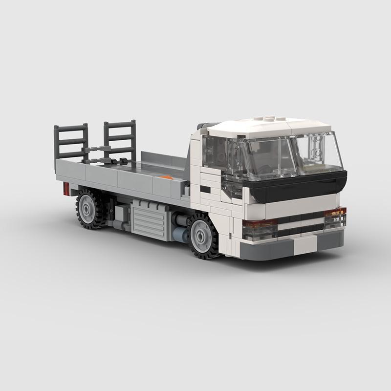 M Building Block Compatible With 62965 Isuzu Genie Car Transporter 8 Grid Truck Model Assembled Building Block