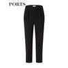 PORTS Women's Black Stretchy Skinny Commuter Pants