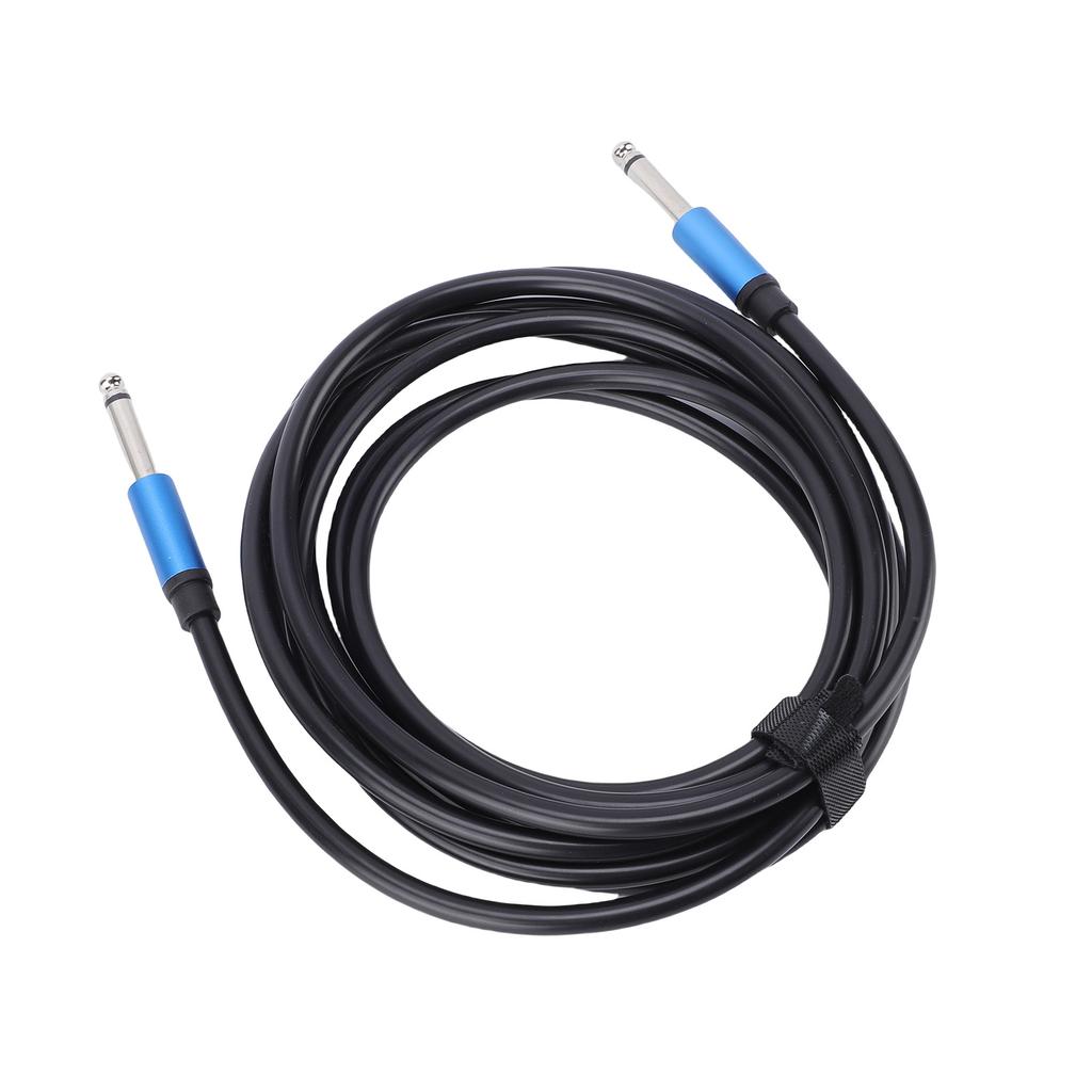 Guitar Cable 6.35mm Mono Sound Cable Dual Straight Plug Professional Copper   Waterproof for Music Instrument Stage Performance
