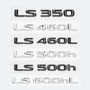 AABGE1 For Lexus LS LS350 LS400 LS460 LS460L LS500h LS600h LS600 Car Trunk ABS Chrome Letters Logos Badge Emblem Decals Styling Sticker