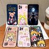 S-Sailors Anime Moon Phone Case For IPhone 17 16 15 14 13 12 Mini 11 Pro Plus Soft Silicone Cover