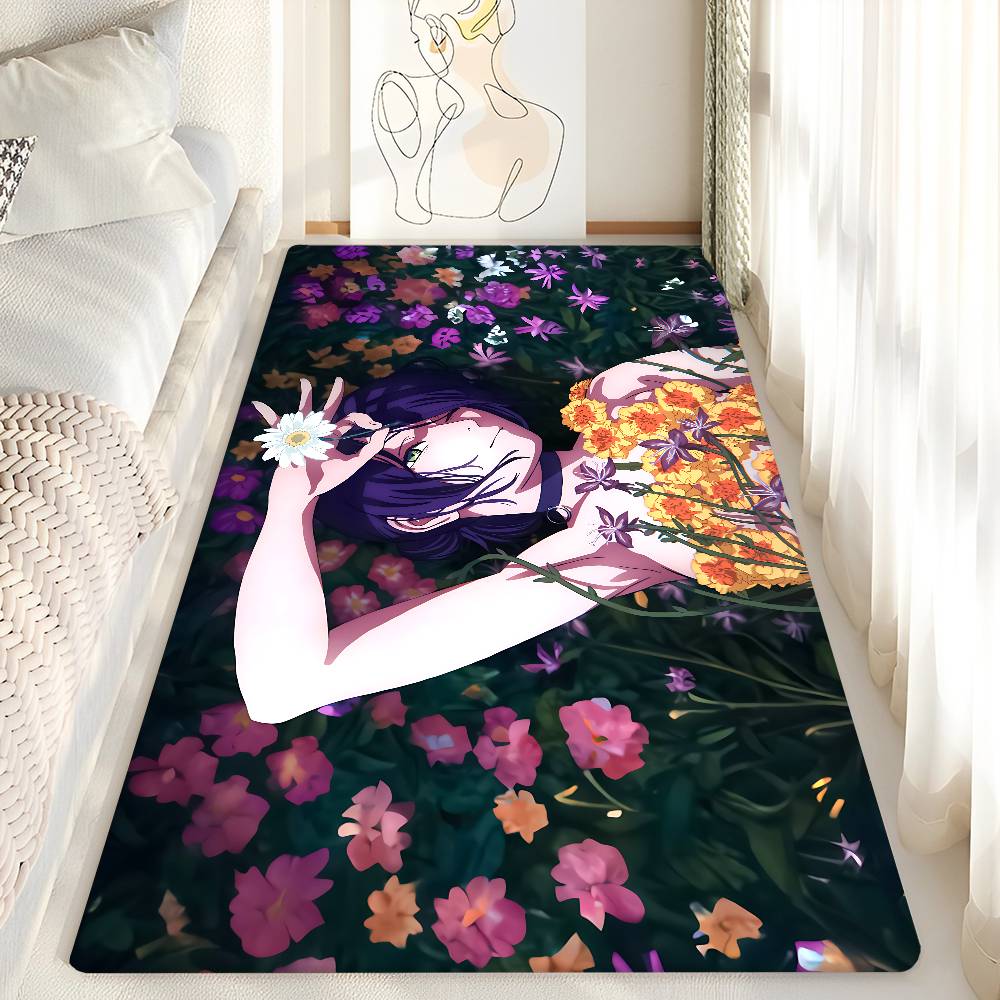 Chainsaw Man The Movie Reze Arc Door Mat Nordic Style Bedroom Living Room Doormat Home Balcony Anti-Slip Alfombra