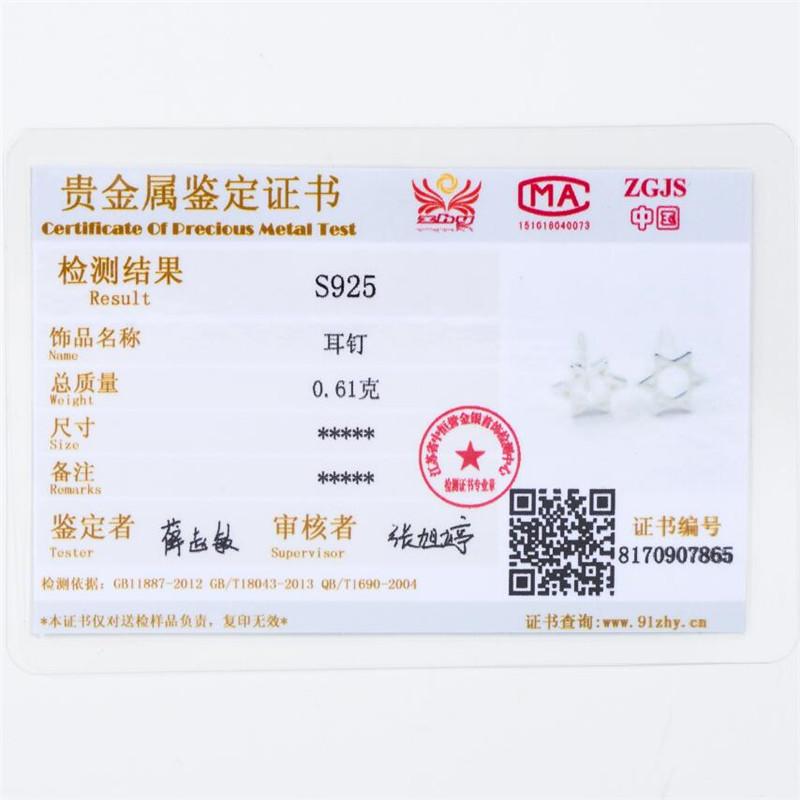 100% Real Sterling Copper 925 Fashion Stud Earrings Minimalist Hedgehog Tiger Penguin Snake Cartilage Studs Hypoallergenic Gift