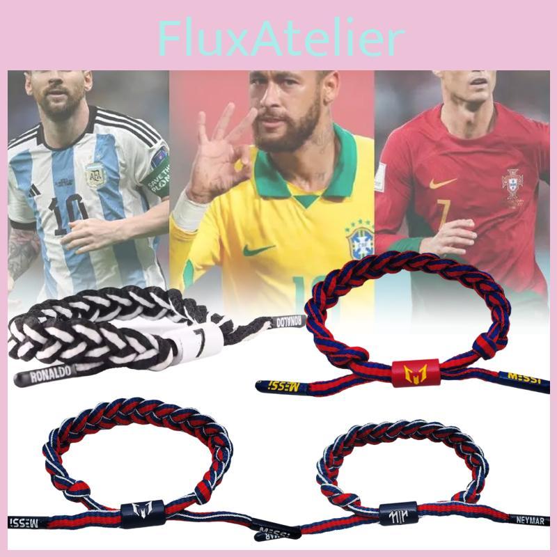 Bracelet Fabric Adjustable Messi Ronaldo Neymar Wristbands Superstar Soccer