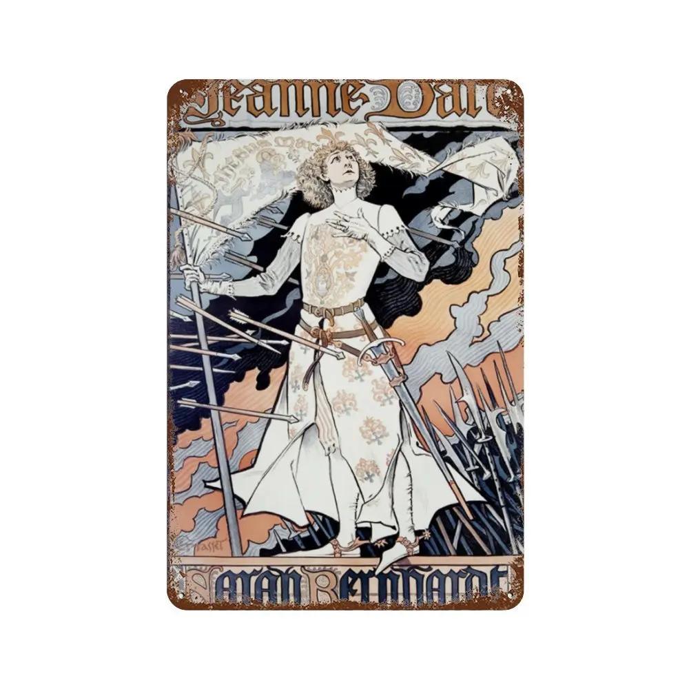 Alphonse Mucha Affisch Pinup-flickor Metallplåtskylt Konst Målning Dekorativa Väggplåtar För Bar Café Vardagsrum Hem Väggdekor
