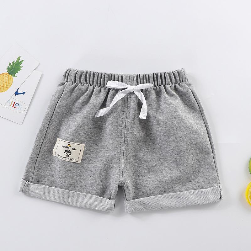 0-5 Years Boys Girls Summer Casual Thin Solid Color Shorts