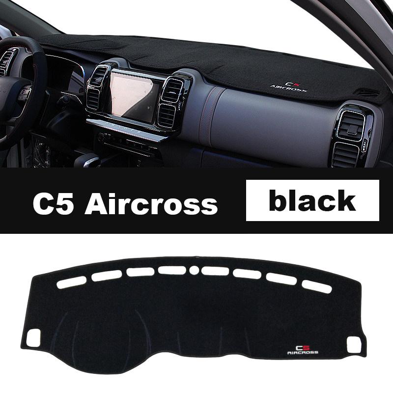 For Citroen C5 Aircross 2017- Car Dashboard Cover Mat Avoid light Pad Sun Shade Dash Board Cover Carpets Accessories